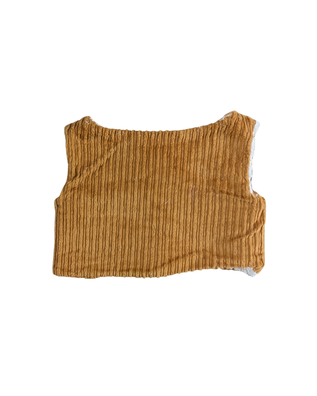 Secret Sale Mustard Cord Plush Gilet 0-6 months
