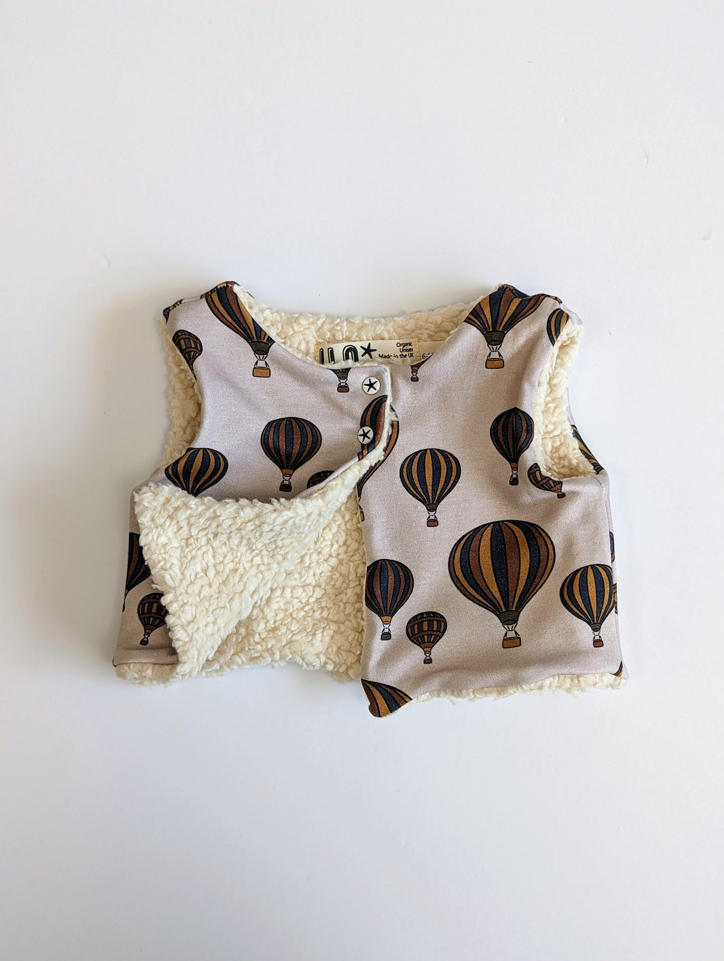 Sand Hot Air Balloons Plush Gilet