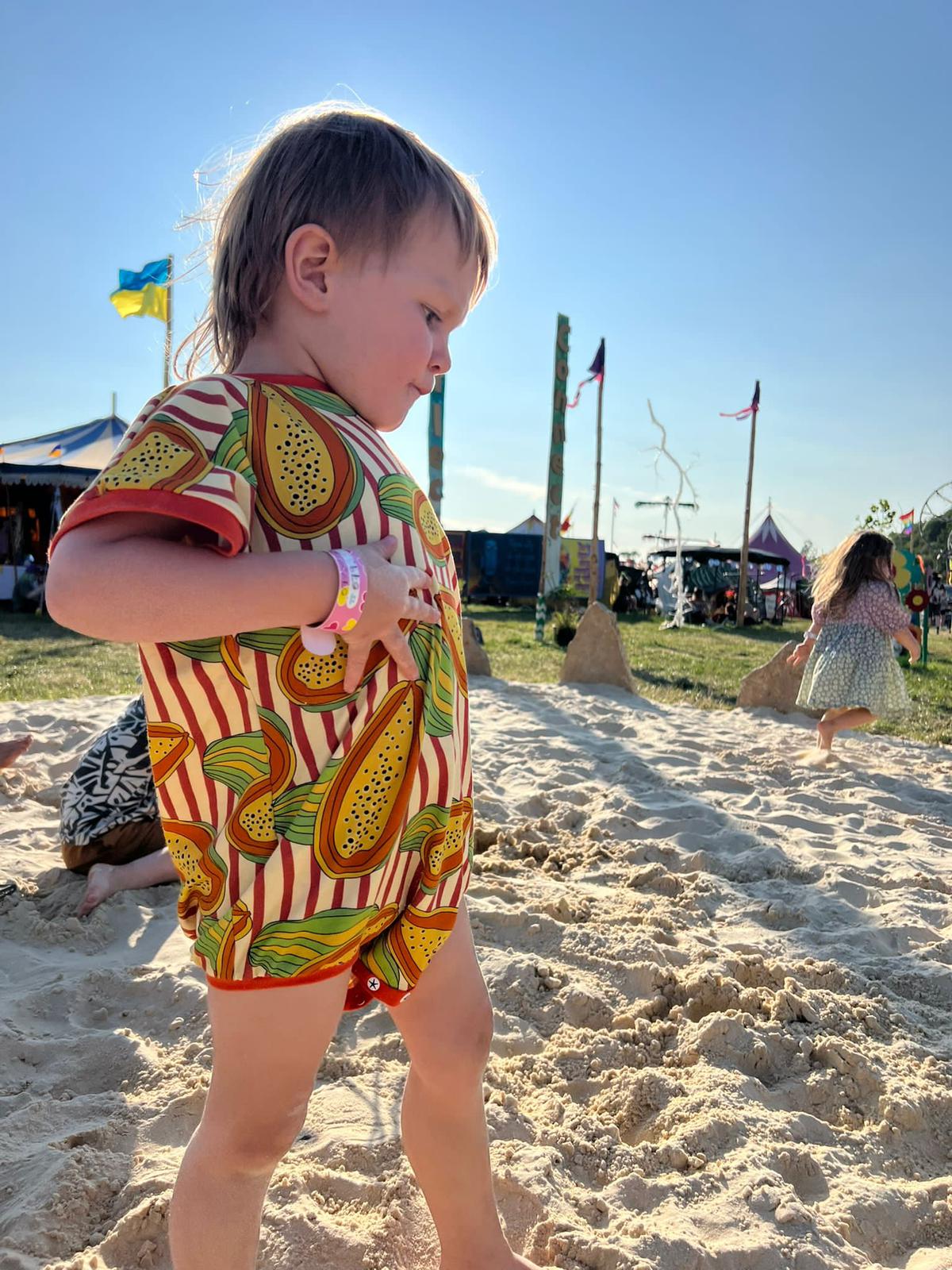 Papaya Summer Short Romper