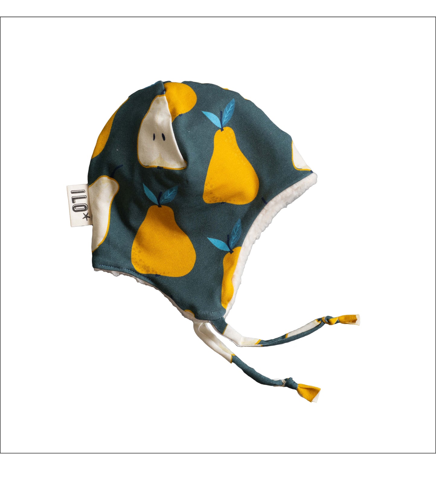 Pears Organic Jersey and Plush-lined Aviator Hat