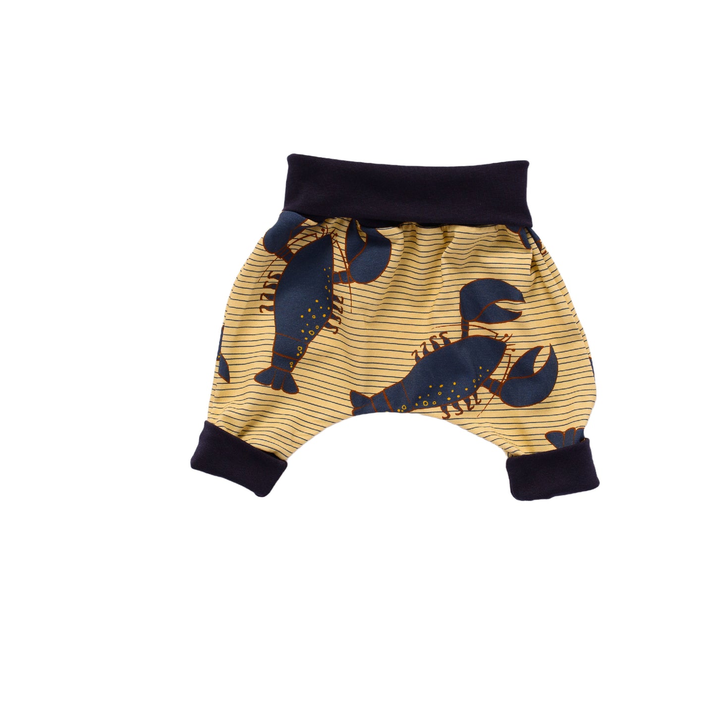 Blue Lobsters on Vainilla Organic Jersey Harems