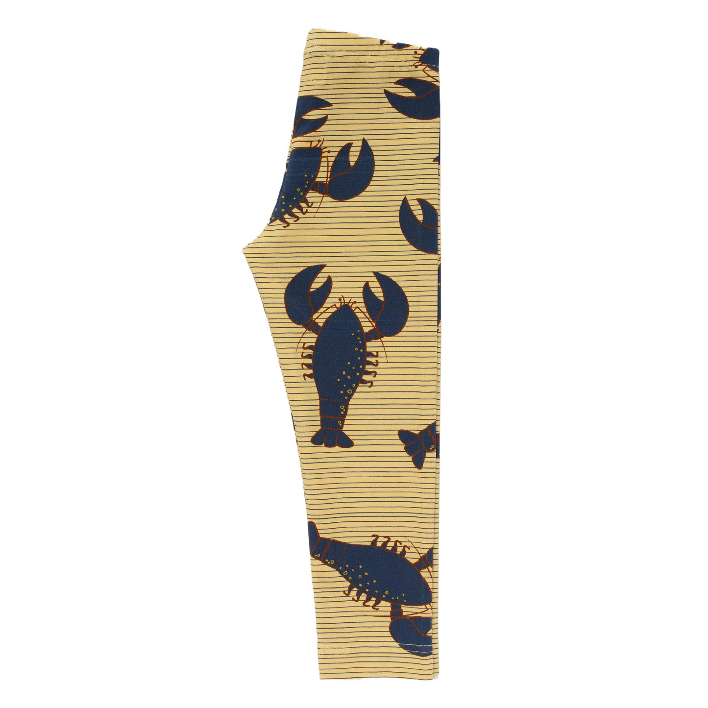 Blue Lobsters on Vainilla Organic Jersey Leggings