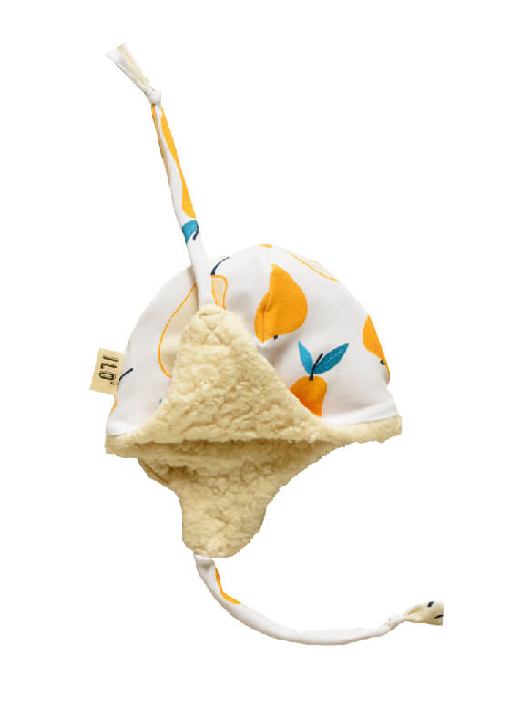 ILO Pears Organic Plush lined Aviator Hat