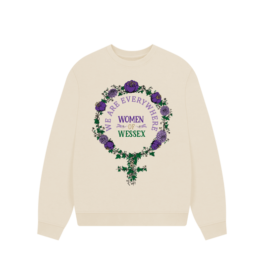 Oat Printed Sweater Front