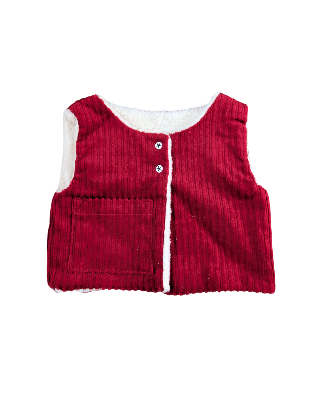 Secret Sale Red Cord Plush Gilet 12-36 Months