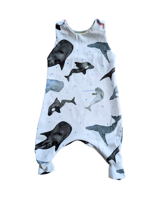 Secret Sale Whales Romper 6-12 months