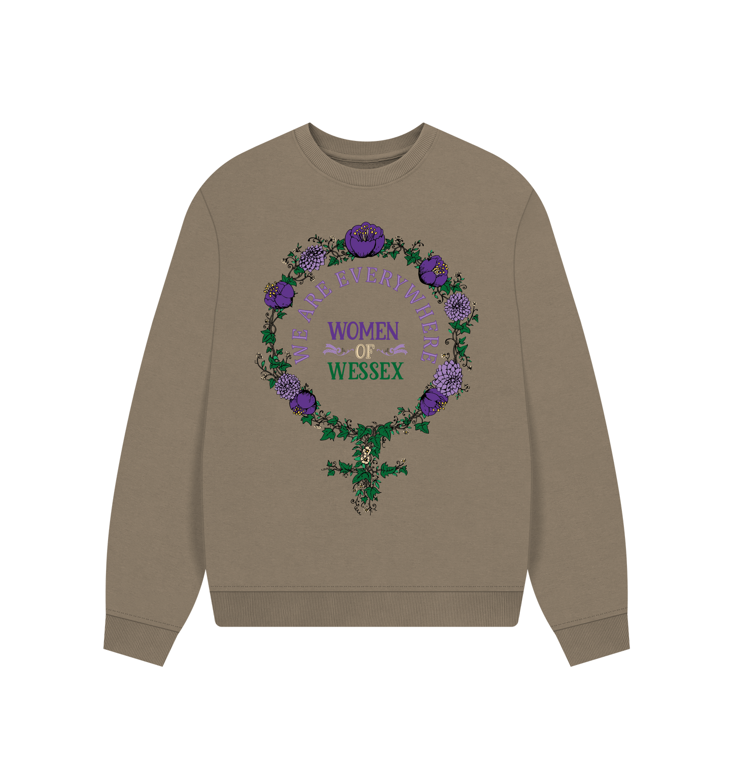 Willow Printed Sweater Front