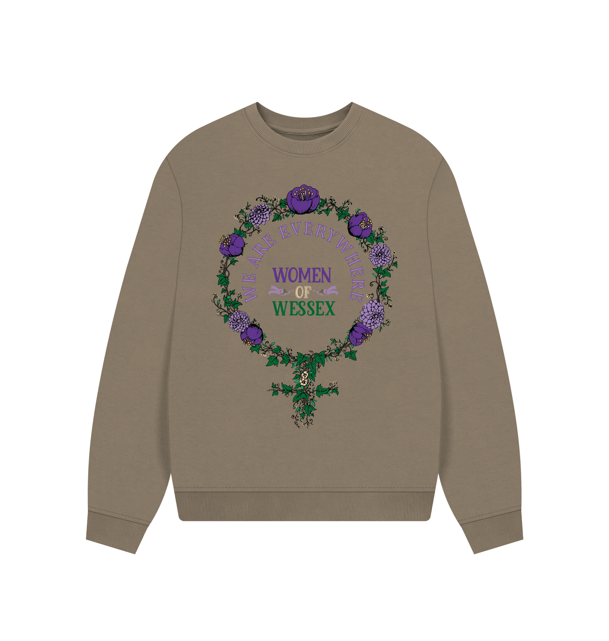 Willow Printed Sweater Front