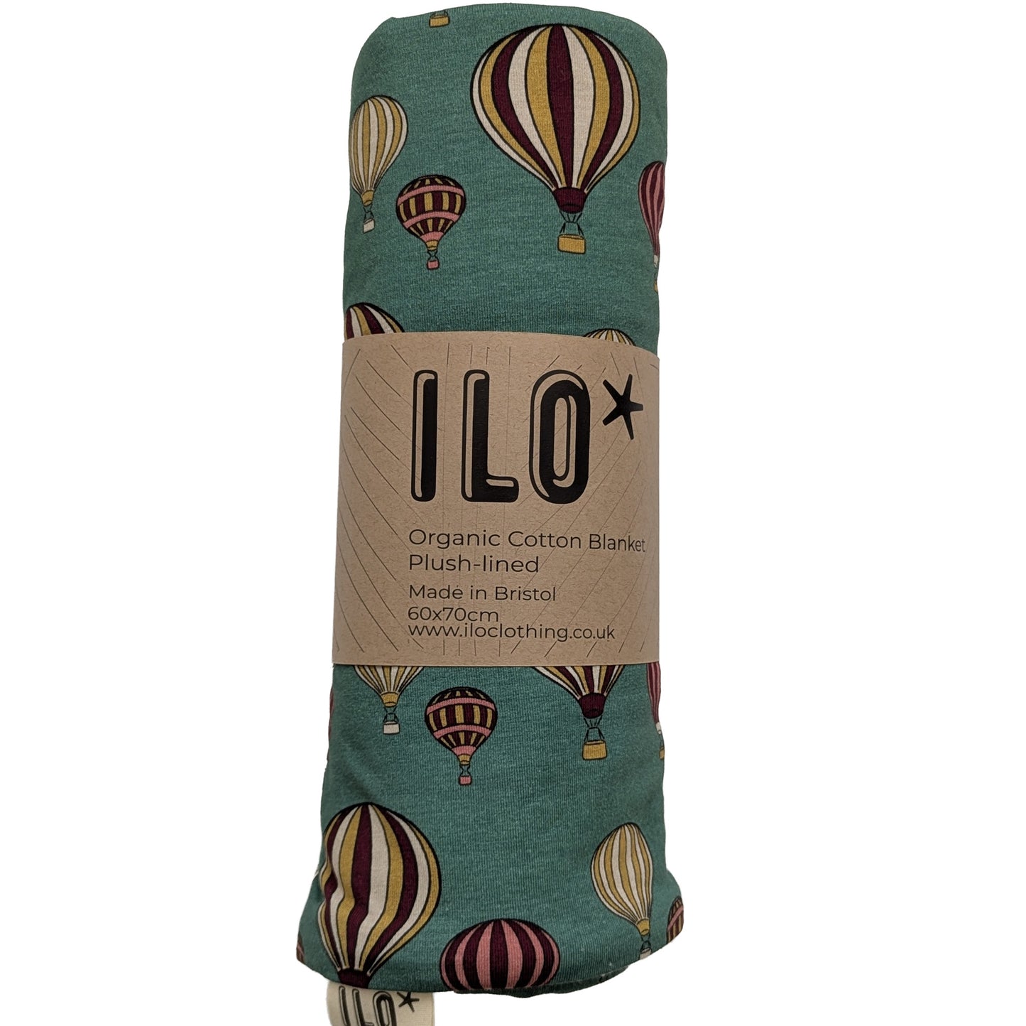 Organic Cotton Plush Blanket (various prints)