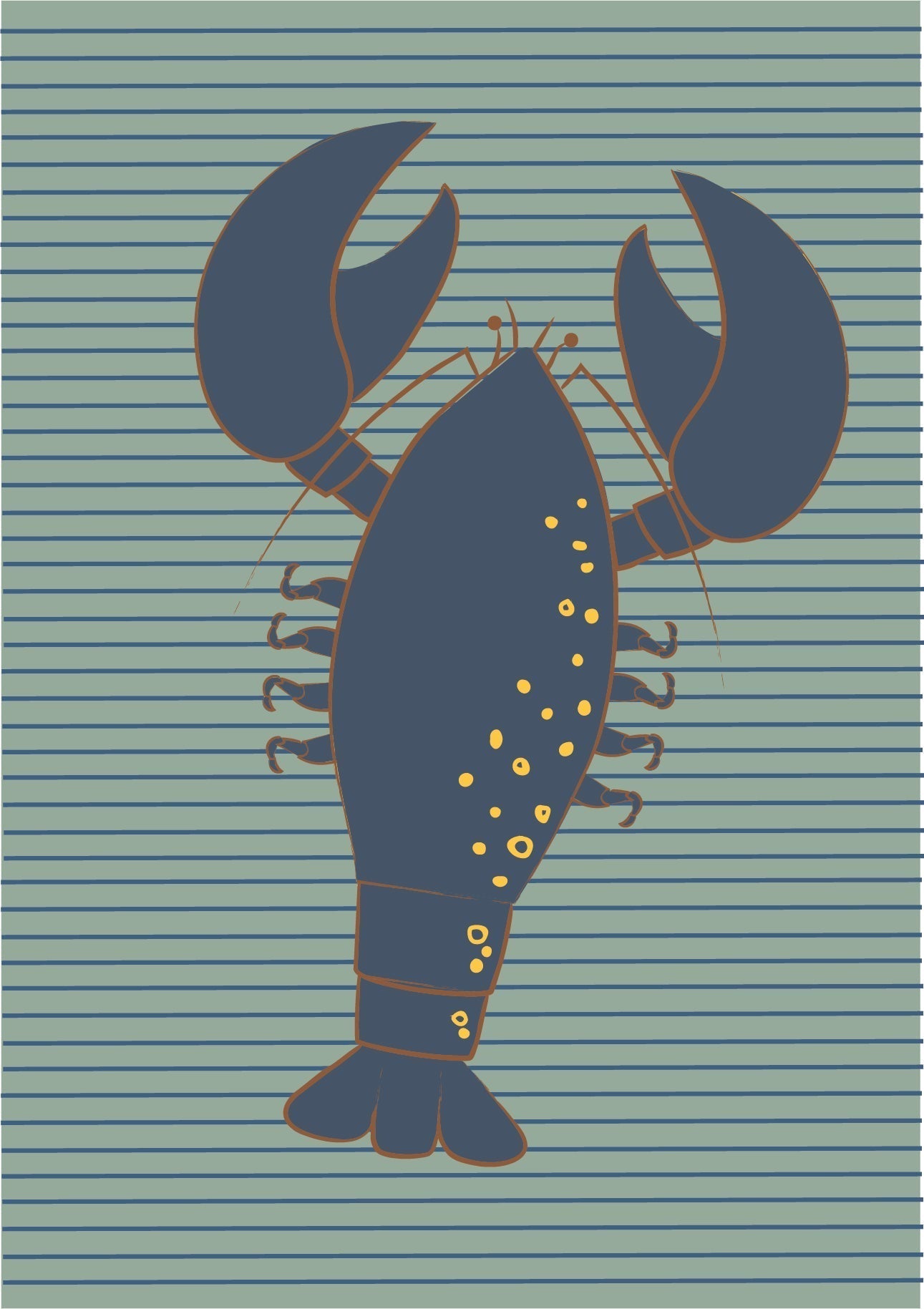 Lobster Greeting Card