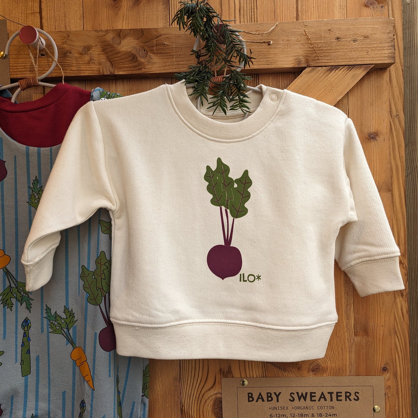 Beetroot Baby Sweater