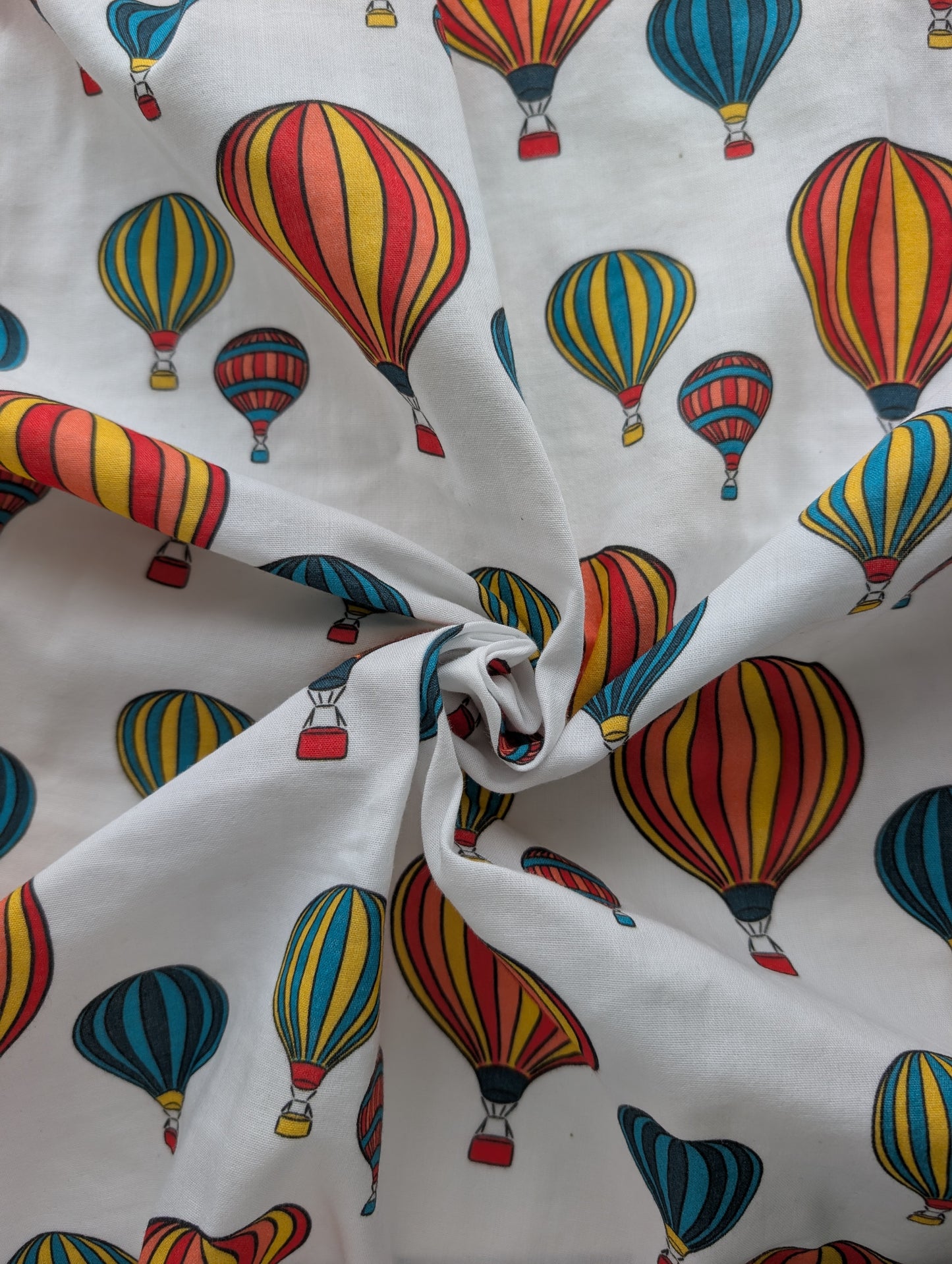 Hot Air Balloons Organic Cotton Square