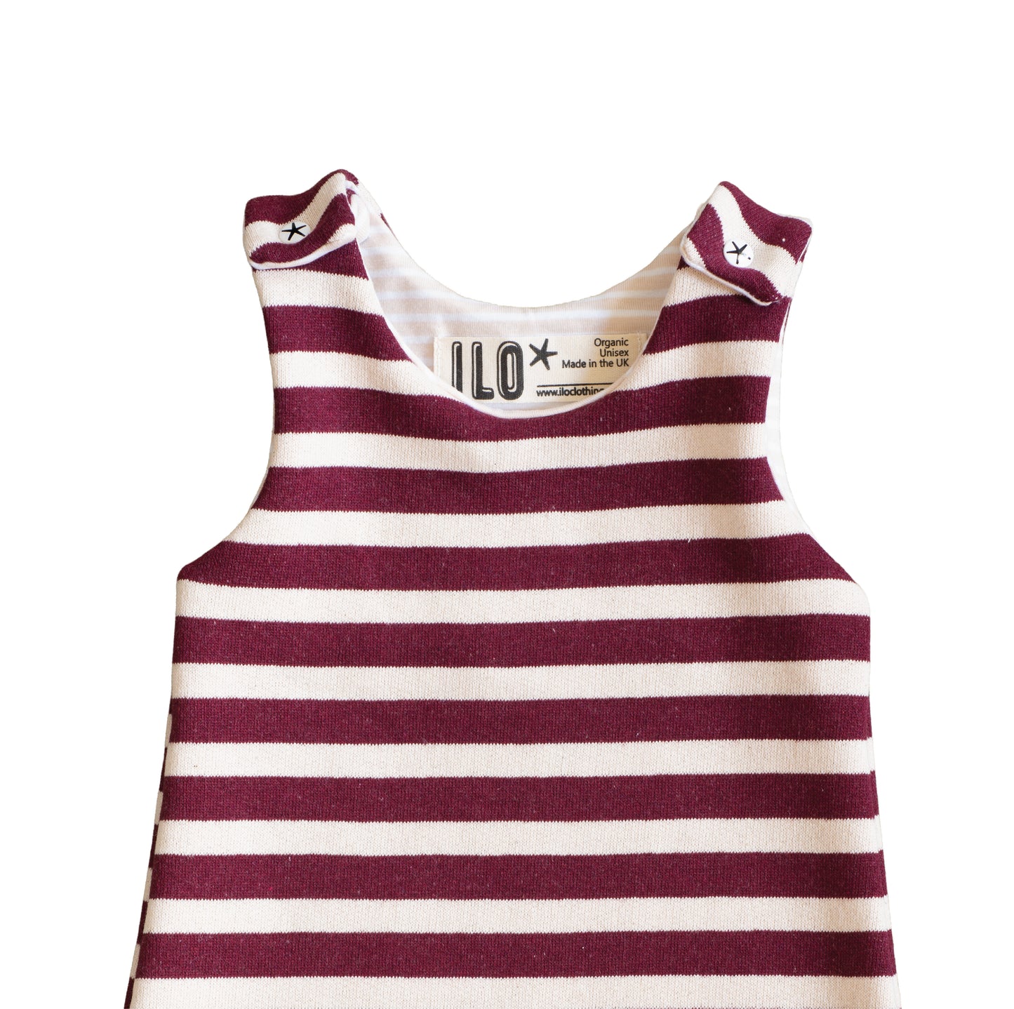 Red Stripes Fleece Romper