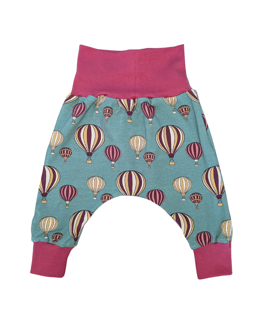 Green Hot Air Balloon Organic Jersey Harems