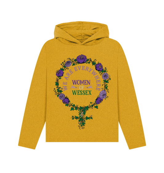 Sunflower Yellow Recycled Hoody Front