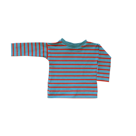 Red and Blue Stripes Tee
