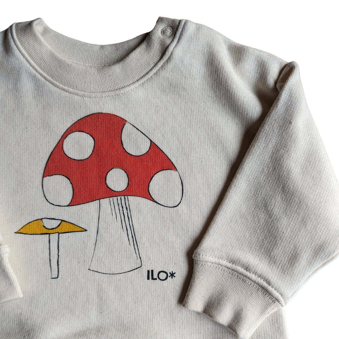 Toadstools Baby Sweater