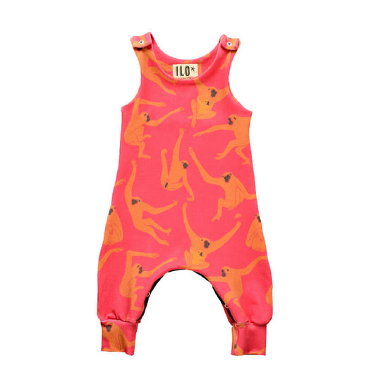 ILO Gibbons Organic grow with Me Romper