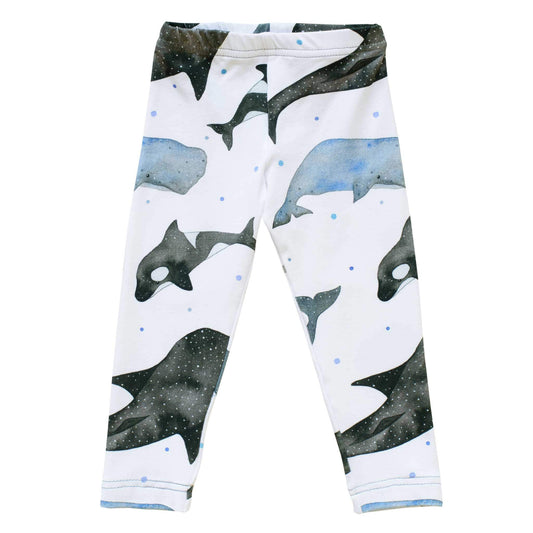 whale print leggings